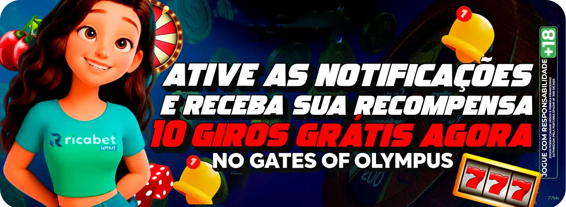 Slots com prêmios 77bb